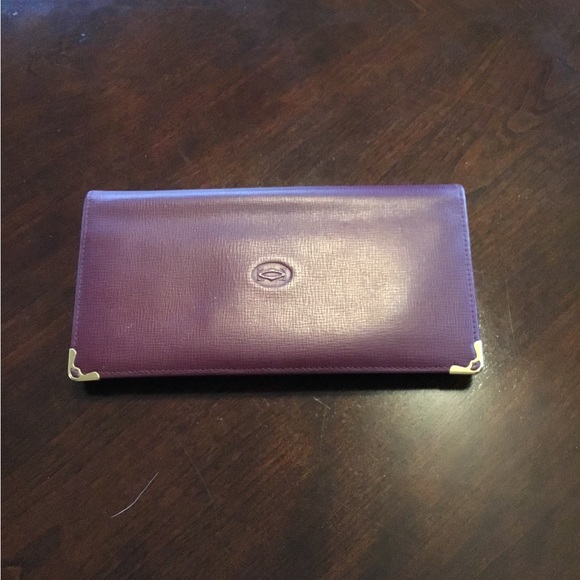 Cartier Red Long Wallet Bifold $658 - Picture 1 of 7